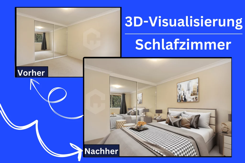 Schlafzimmer Visualisierung 1